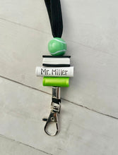 Load image into Gallery viewer, PE teacher lanyard personalized, Gym teacher, Gift for coach, Basketball coach, Volleyball coach, Baseball, Soccer, Male teacher, Football