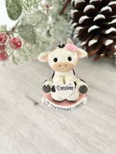 Load image into Gallery viewer, Cow ornament girl
