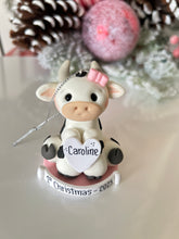 Load image into Gallery viewer, Cow ornament girl
