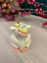 Load image into Gallery viewer, Unicorn First Christmas baby girl, 1st Christmas ornament personalized for girl
