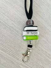 Load image into Gallery viewer, PE teacher lanyard personalized, Gym teacher, Gift for coach, Basketball coach, Volleyball coach, Baseball, Soccer, Male teacher, Football
