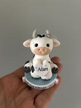 Load image into Gallery viewer, Cow ornament boy
