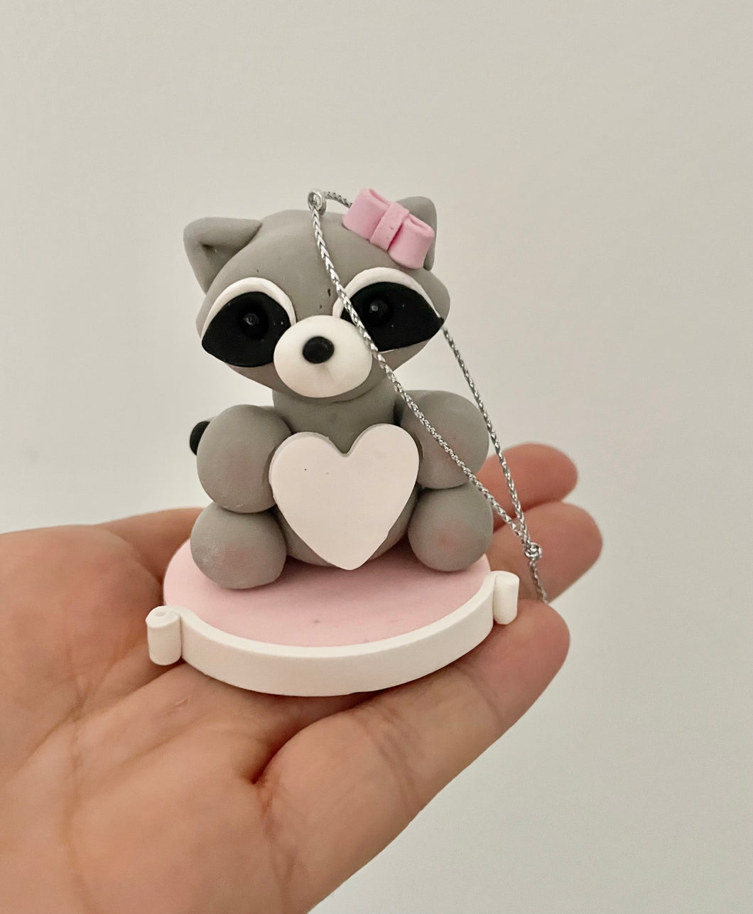 Racoon ornament