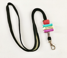 Load image into Gallery viewer, Personalized teacher lanyard, Books and apple lanyard
